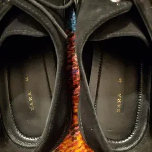 Zara men\'s black suede dress shoes EU size 44 (US size 11) Made in PORTUGAL! Zara | Shoes | Zara Mens Black Suede Dress Shoes Eu Size 44  main image 4